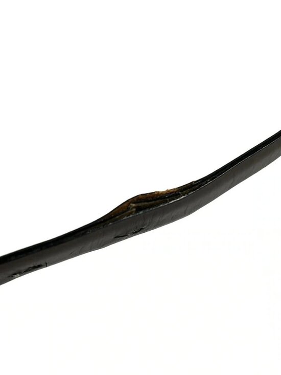 GUCCI - 0362194 Dark Brown Leather Hardware Belt